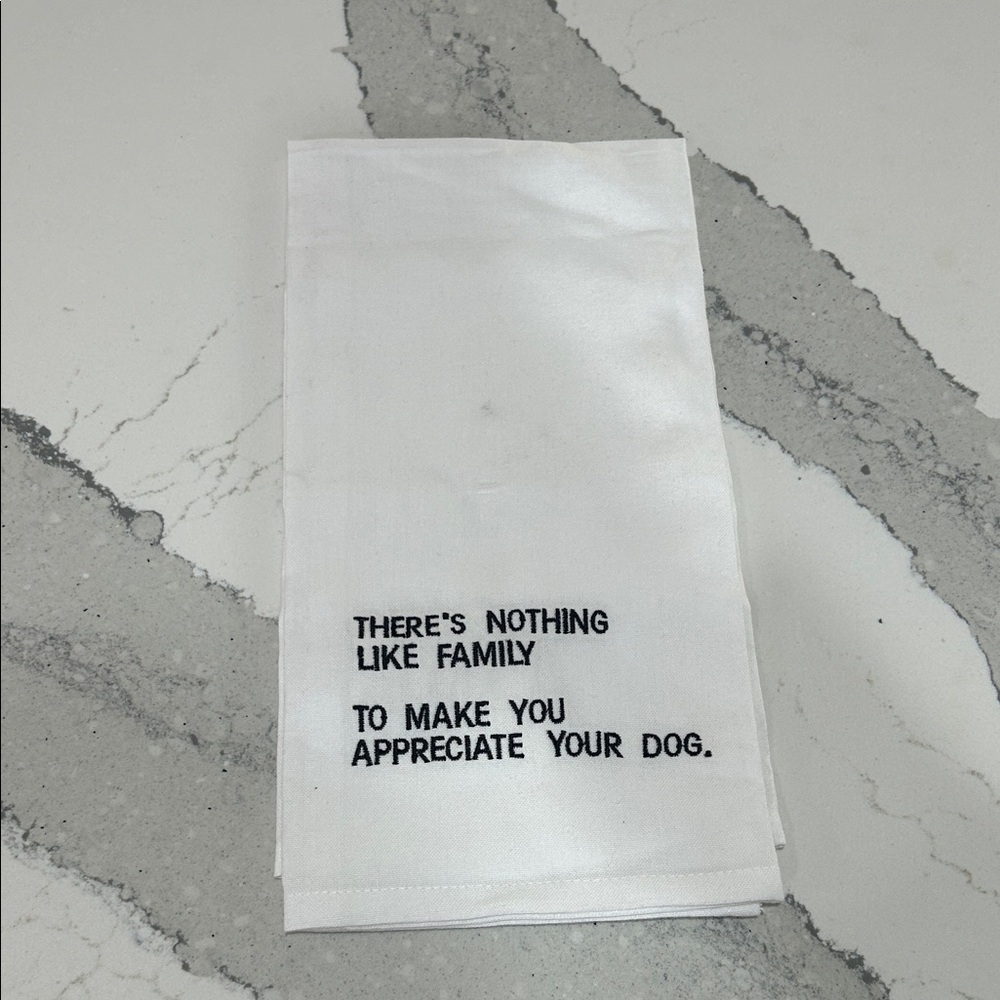 White Kitchen Towel- Funny Graphics